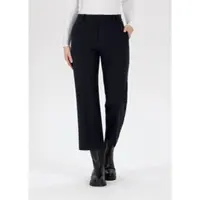 Stehmann Culotte , Damen, Gr. 36, N-Gr, schwarz, Web, Obermaterial: 68% Viskose, 27% Polyamid, 5% Elasthan, straight fit wadenlang, Hosen Culotte, Sommerhose mit Bügelfalte