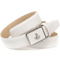 Anthoni Crown Ledergürtel , Herren, Gr. 90, weiß, Leder, unifarben, Gürtel Ledergürtel