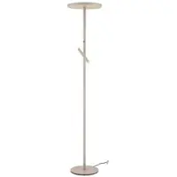 Orion Deckenfluter Teide, dimmbar, creme / amber, für Wohn- / Esszimmer, Aluminium, Modern, Stehlampe