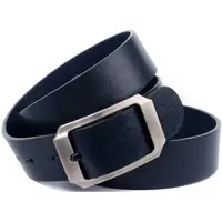 Anthoni Crown Ledergürtel , Damen, Gr. 90, blau (dunkelblau), Leder, unifarben, Gürtel Ledergürtel, Vollleder Jeansgürtel in dunkelblau