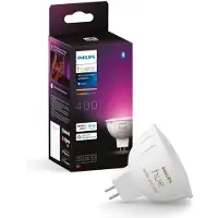 Philips Hue White and Color ambiance MR16 - Smarter Spot Doppelpack - 400, Intelligentes Leuchtmittel, Bluetooth/Zigbee, Weiß, LED, GU5.3, MR16