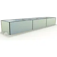 GFP 579 x 150 x 77 cm Hochbeet, Aluminium eloxiert - (GFPV00479)