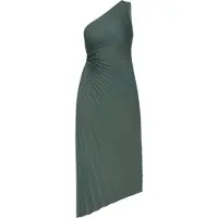 Vera Mont Abendkleid "Abendkleid im Glitzer-Look", Damen, Gr. 34, EURO, grün (evening grün), Obermaterial: 94% Polyester PES. 6% Elasthan EL., Kleider Abendkleid