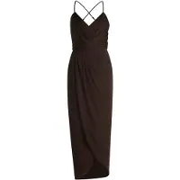 Vera Mont Abendkleid mit Raffung in rostbraun | Gr.: 44