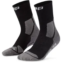 Cep - Hiking Light Cushion Socks Mid Cut - Wandersocken Gr III schwarz