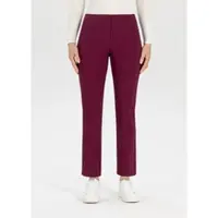Stehmann Schlupfhose "Ina", Damen, Gr. 50, N-Gr, lila (beet rot), Web, Obermaterial: 76% Viskose, 21% Polyamid, 3% Elasthan, Basic, Basic schmal knöchellang, Hosen Schlupfhose, innen wärmend angeraut