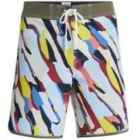 Quiksilver Boardshorts "Original Scallop 18", Herren, Gr. 38(XXL), Normalgrößen, bunt (grape leaf heatwave), Obermaterial: 92% Polyester, 8% Elasthan., Hosen Boardshorts