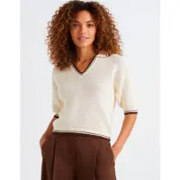 Marella für Damen. 2613361044200 Polo Mlslembi wollweiß (S), Lässig, Baumwolle, Kurzarm