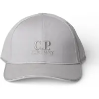 C.P. Company für Herren. 20CMAC048A006288A Gabardine Mütze grau (OSFA), Lässig, Baumwolle