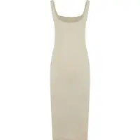 Urban Classics Basic Long Cotton Jersey ärmelloses Kleid