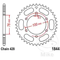 JT Sprockets Jtr184444 Hinterradritzel