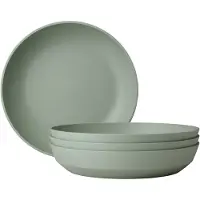 Mepal Abverkauf - Set Suppenteller Silueta 210 mm 4 Stück - Nordic sage - Campingteller set