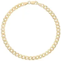 Firetti Armband "Schmuck Geschenk Silber 925 Armschmuck Armkette Panzerkette" Gr. 21, gold (gelbgoldfarben), Armbänder, 21, Silber 925 (Sterlingsilber), Armband
