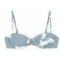 Hurley - Women's Under Wire Top - Bikini-Top Gr XS grau/weiß