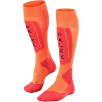 Falke SK5 Expert Herren Ski Kniestrümpfe, 39-41, Orange, Seide