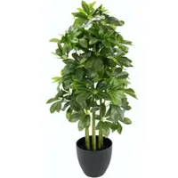 IGEA Kunstpflanze . "Schefflerapflanze", grün, B:44cm H:83cm, Obermaterial: 70% Polyester, 30% Kunststoff, Kunstpflanzen, Kunstpflanze, im Kunststofftopf