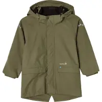Isbjörn of Sweden - Kid's Cyclone Hardshell Parka - Regenjacke Gr 86/92 oliv