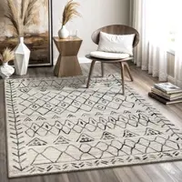 Sanat Teppich "Boho 8200", creme, B:200cm H:10mm L:290cm, Kunstfaser, Teppiche, Teppich, Kurzflor, robust, Boho, Scandic, für Fussbodenheizung geeignet