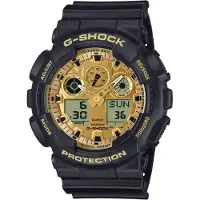 Casio Uhr GA-100GGB-1A9ER Schwarz