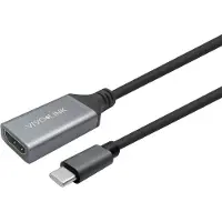 VivoLink PROHDMIUSBCFM2, 2 m, USB C, USB 3.2 Gen 1 (3.1 Gen 1), Schwarz