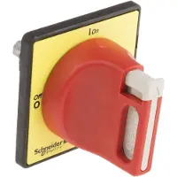 Schneider Electric Electric KCD1PZ Front-Drehgriff KCD, für VN-12, VN-20, V02-V2, roter Griff
