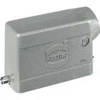 Harting Han 16B Seiten-Eingang Haube M25 Aluminium - 19300161541