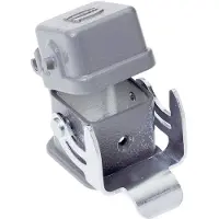 Harting Han 3A Anbaugehäuse gerade mit 1 Bügel mit Schutzkappe Metall - 1 Stück