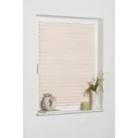K-Home Plissee "LUCERA" Gr. 8, weiß, B:110cm H:130cm, Obermaterial: 100% Bambus, Plissees, Plissee, BAMBUS-Plissee