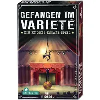 Sonstige Verlage moses. Escape-Spiel Gefangen im Varieté, Deutsch, ca. 75 Min.