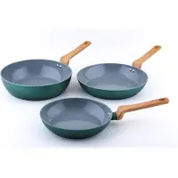 Carl Schmidt Sohn GmbH PURE Bratpfanne, Durchmesser: 24 cm, Keramik, antihaftbeschichtet, grün