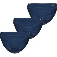 Ammann Jazz-Pants Slips "3er Pack Jazz Pants Day Classic / Jeans Feinripp", Herren, Gr. 8, blau (dunkelblau), Obermaterial: 75% Baumwolle CO. 25% Polyester PES., Unterhosen Jazz-Pants Slips