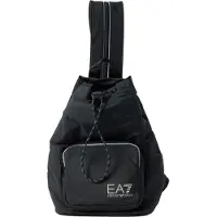 Emporio Armani für Damen. 7W001195_AF22279 Rucksack mit reflektierenden Details schwarz (OSFA), Lässig, Polyester