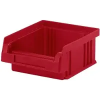 LA-KA-PE Sichtlagerkasten PLK 90 x 102 x 50 mm PP rot bis 0,5 kg 0,25 l Gr. 5