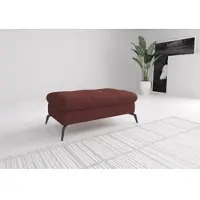Sit&More Polsterhocker SIT & MORE "Amica", merlot, B:102cm H:47cm T:69cm, Hocker, Polsterhocker, mit Stauraum