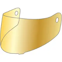 SMK-Link SMK Agnar Helm Visier gold Einheitsgröße, Ersatzteil, einfach zu wechseln
