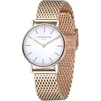 Liebeskind berlin Damen Armbanduhr 30 mm Quarz mit Edelstahlgehäuse & Mesharmband - 5 ATM wasserdicht, Mineralglas,filigranes Design inkl. Geschenkbox