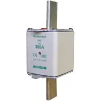 Eaton 355NHG2B Sicherungseinsatz, Niederspannung, 355 A, AC 500 V, 120 kA, NH2, gL/gG, IEC, Doppelkennmelder, spannungsführende Grifflasche NH FUSE - 3 Stück