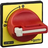 Schneider Electric KCF1PZ Front-Drehgriff KCF, für VN-12, VN-20, V02-V2, roter Griff