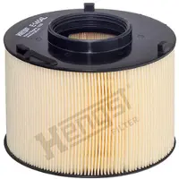 HENGST FILTER Luftfilter E1454L Filtereinsatz 125mm für VAG AUDI (FAW)