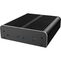 Akasa Newton TN, Ultra Compact Form Factor (UCFF), PC, Schwarz, UCFF, Aluminium, Heimbüro