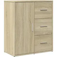 vidaXL Sideboards 2 Stk. Sonoma-Eiche 60x31x70 cm Holzwerkstoff