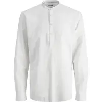 Jack & Jones Summer Half Placket Linen Langarmhemd
