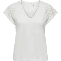 ONLY Onlshiv S/S Lace Mix Top Box Cs Jrs
