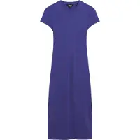 Superdry für Damen. W8011613A Blaues Midi-Hemdkleid (XS), Lässig, Viskose, Kurzarm