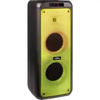Partystrolche PARTY Box XL AU387223 Party-Lautsprecher (Bluetooth, 40 W, mit RGB-Beleuchtung, kabellos, mit Fernbedienung, inkl. 2 Mikrofone)