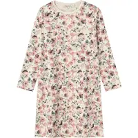 Name it Nachthemd "NKFNIGHTGOWN LS NOSTALGIA FLOWER NOOS" aus Baumwollmischung, Relaxed Fit, elastisches Jersey-Material