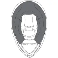 AGV K-3 Sv Wangenpolster