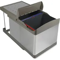 Emuca 8906865 2x16l Recyclingbehälter
