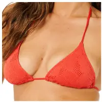 Rip Curl - Women's Oasis Sliding Tri - Bikini-Top Gr XL rot