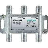 Axing BAB4-12P 4-fach Abzweiger, 12 dB, 5 - 1218 MHz, Bauform 01 BAB00412P BAB 4-12P